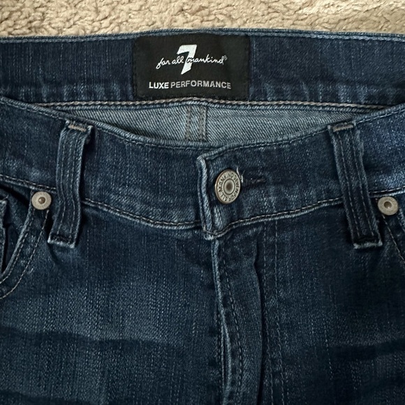 7 For All Mankind The Straight Luxe Performance sz 33x32 - Picture 4 of 12